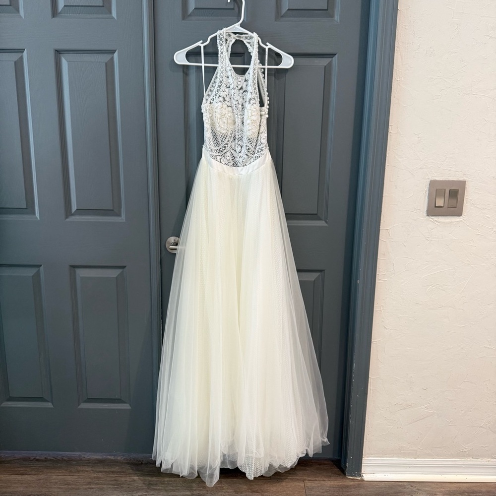Camille La Vie White Dress Label Detail